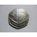 50p coin uk Shield of royal arms 2014