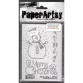 Paper Artsy. Christmas Stamp Set. Stamping Card...