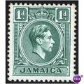 Jamaica KGVI 1951 1d Blue-Green Mounted Mint MM...