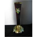 venetian glass bud vase 7 inches high