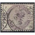 1883 SG190 2 1/2d Lilac Fine Used "EF" . .
