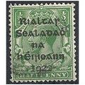 Ireland 1922 SG1 1/2d Green Fine Used . . .