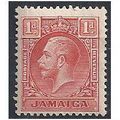 Jamaica 1929 SG108 1d Scarlet Die I Fine Mounte...