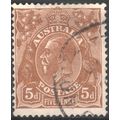 Australia 1931 - 5d yellowish brown - KGV - used