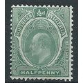 Southern Nigeria 1907 SG33 1/2d Grey-Green Moun...