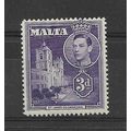 Malta.SG223 3d St.John's Co-Cathedral (Dull Vio...