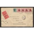 Postage Due USA from South Africa 1959 Nicely Tied