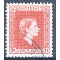 New Zealand 1954 (Official) - 3d orange red - Q...