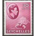 Seychelles 1938 SG142 30c Carmine Mounted Mint . .