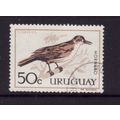 URUGUAY 1962 BIRDS SG 1206 50c RUFOUS HORNERO F...