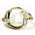 Mother of Pearl, 10KY Gold Ring, R021