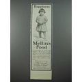 1913 Mellin's Baby Food Ad - Harold Owen Eshelman