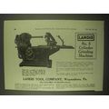 1922 Landis No. 5 Cylinder Grinder Ad