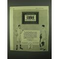 1922 BVD Underwear Ad - The Red Woven Label