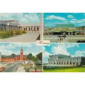 Herning Multiview Denmark Postcard 1976 used VGC