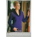 Vintage: Sirdar 8430 cardigan, DK / funky fur, ...