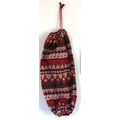 Hand Made Geometric Design Plastic Bag Holder -...