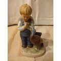 Denim Days By Homco Vintage 1985 Porcelain Figu...