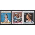 Jersey 1977 Silver Jubilee set of 3 |SG 168/70 ...