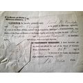 1828 Warren County Ohio original Marriage Licen...