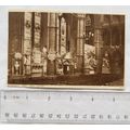 vintage postcard Westminster Abbey, Poets Corner