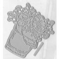 Tattered Lace. Bucket Of Flowers Die Set. Die C...
