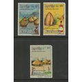 Ethiopia 1093-1095, 1984 Traditional Houses, VF...