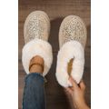 Gold Sequin Plush Lined Thick Sole Snow Boots