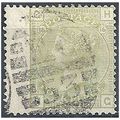 1877 SG153 4d Sage-Green Plate 16 Good/Fine Use...