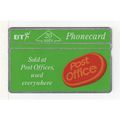 PHONE CARD - BT - POST OFFICE - 20 UNITS
