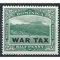 Dominica 1918 SG57 1/2d Deep Green WAR TAX Moun...