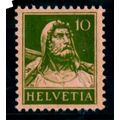 SWITZERLAND 1914 SG 280 10c GREEN AND BUFF WILL...