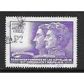CHILE 1967 BATTLE OF CHACABUCO E2 VIOLET SAN MA...