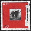 SG 2635: 100 pf. black and vermilion Europa: Pe...