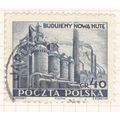 Poland 1951 - 40gr light blue - Smelting Works ...