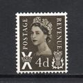 Scotland - 1967-70 - 4d Olive-Sepia (sgS9) Mint...