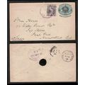 Guatemala Postal Sta. 1898 to England O/P Uprated