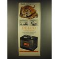 1945 Delco Batteries Ad - Quick-starting as a..