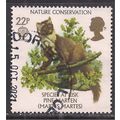 GB 1986 QE2 22p Nature Conservation Pine Marten...