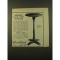 1961 Hagerty Cohasset Colonials Candle Stand Ad...