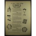 1961 Bergdorf Goodman Ad - A guide to good giving