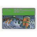 PHONE CARD - BT - SNOW - 20 UNITS