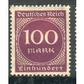 Germany 1923 - SG 261 - 100M purple - unused