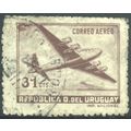 Uruguay 1947 (Air) - SG957 - 31c brown - Dougla...