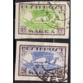 ESTLAND ESTONIA [1920] MiNr 0023-24 B ( O/used ...