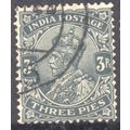 India 1911 - SG 201 - KGV 3p grey - used 9