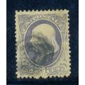 Used 206 1c Benjamin Franklin Just Clears M00734