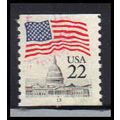 Used 2115 22c U.S. Flag Fine CNS 13 PA6964