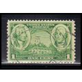 Used 785 1c Washington-Green Fine KA8008