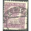 Poland 1935 - violet blue - Inscription "ZWYCZA...